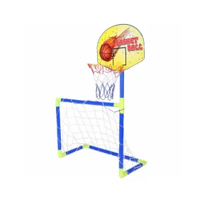 2-In-1 Outdoor Soccer And Basketball Net Hoop For Children Wj-105