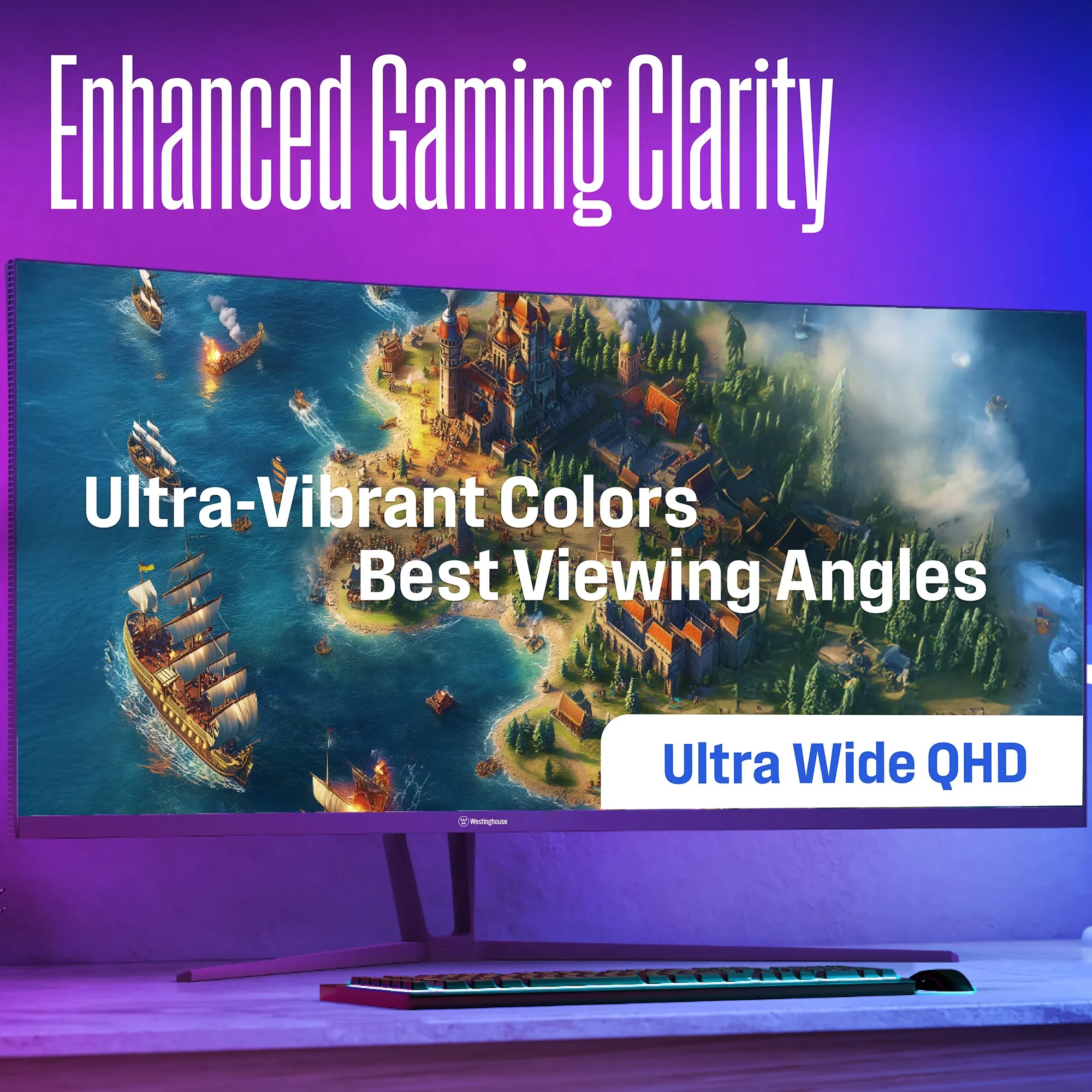 34" Curved Ultrawide Gaming Monitor