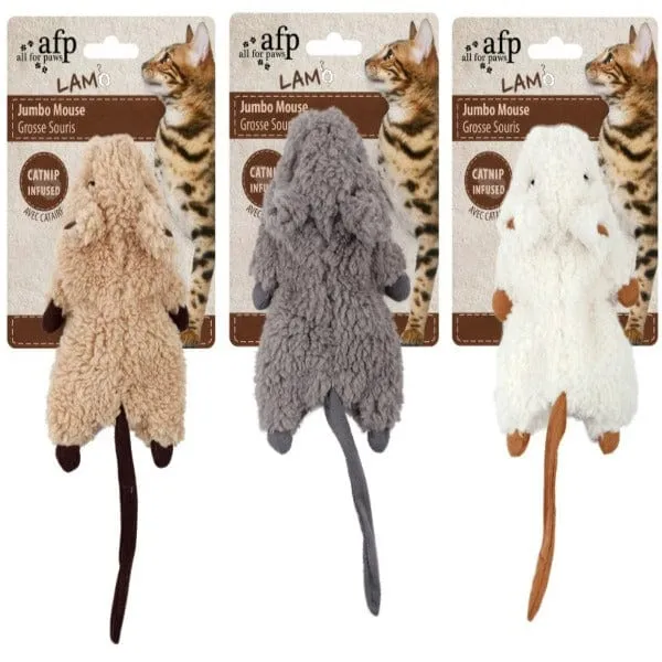 AFP Lamb Jumbo Rodent Cat Toy