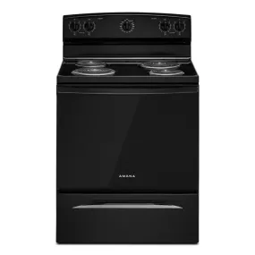 Amana ACR4203MNB Amana® 30-Inch Electric Range With Easy-Clean Glass Door