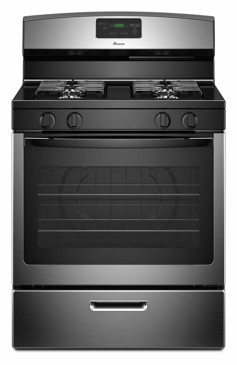 Amana AGR5330BAS 30-Inch Gas Range With Easy Touch Electronic Controls - Stainless Steel