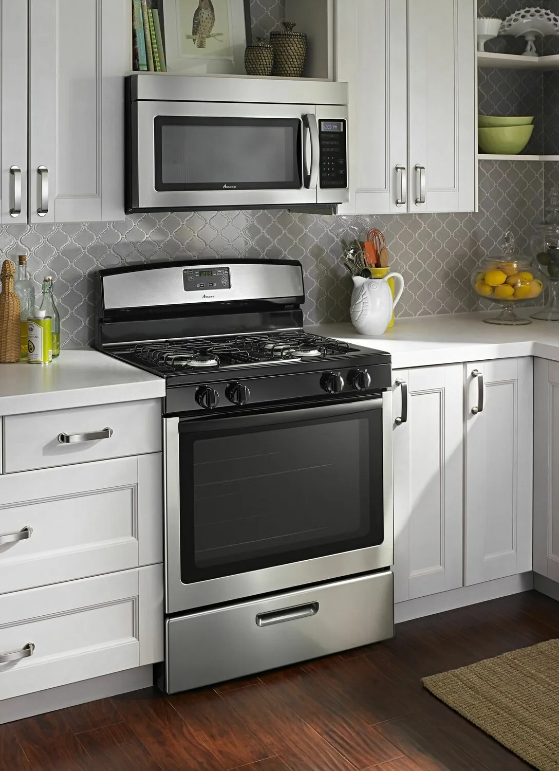 Amana AGR5330BAS 30-Inch Gas Range With Easy Touch Electronic Controls - Stainless Steel