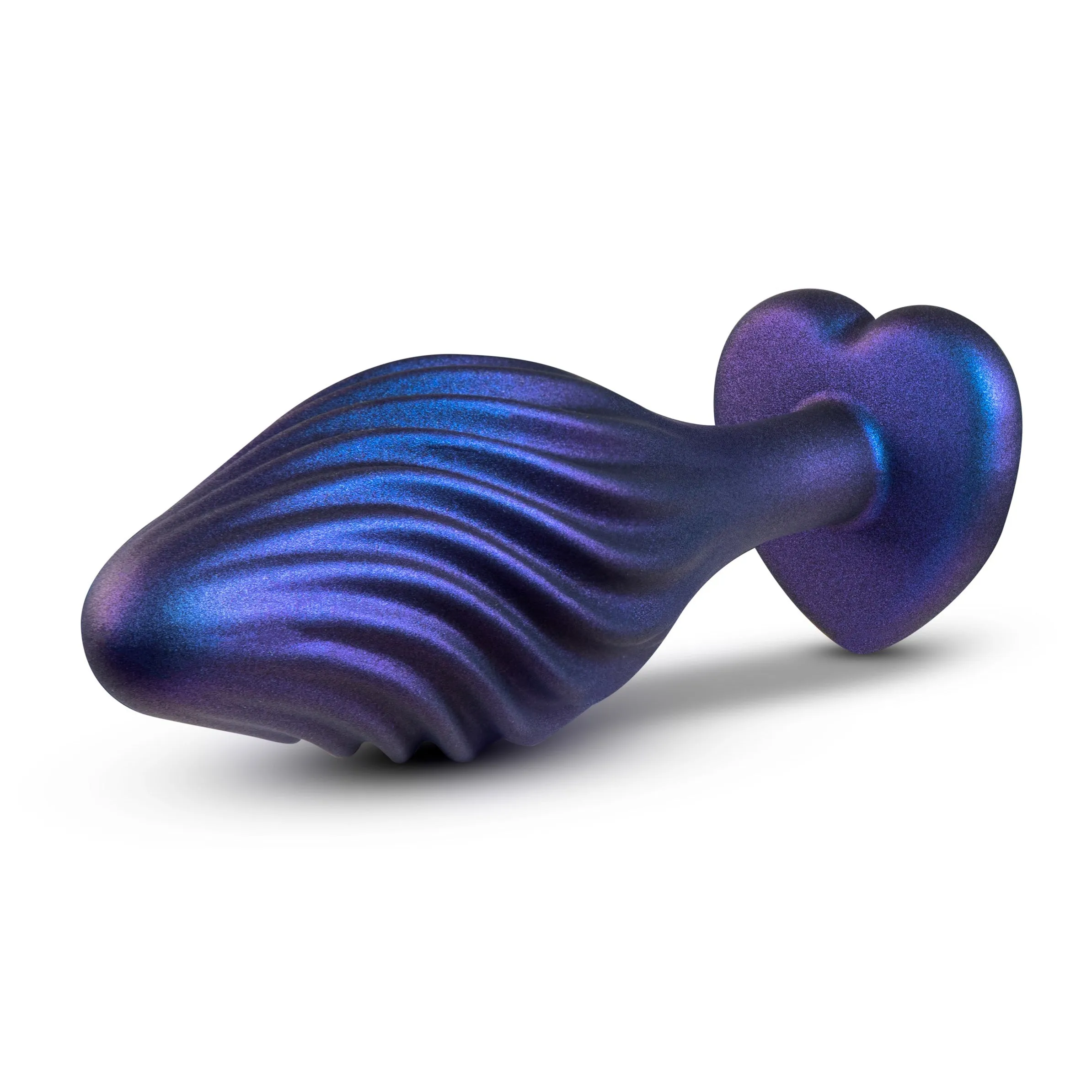 Anal Adventures Matrix - Swirling Bling Plug -  Sapphire