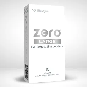 Ansell LifeStyles Zero Large Uber-Thin Latex Condoms