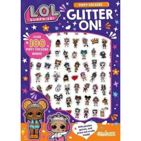 Arts and Crafts | LOL Surprise: Glitter On Puffy Stickers Activity Book | Buzz POP