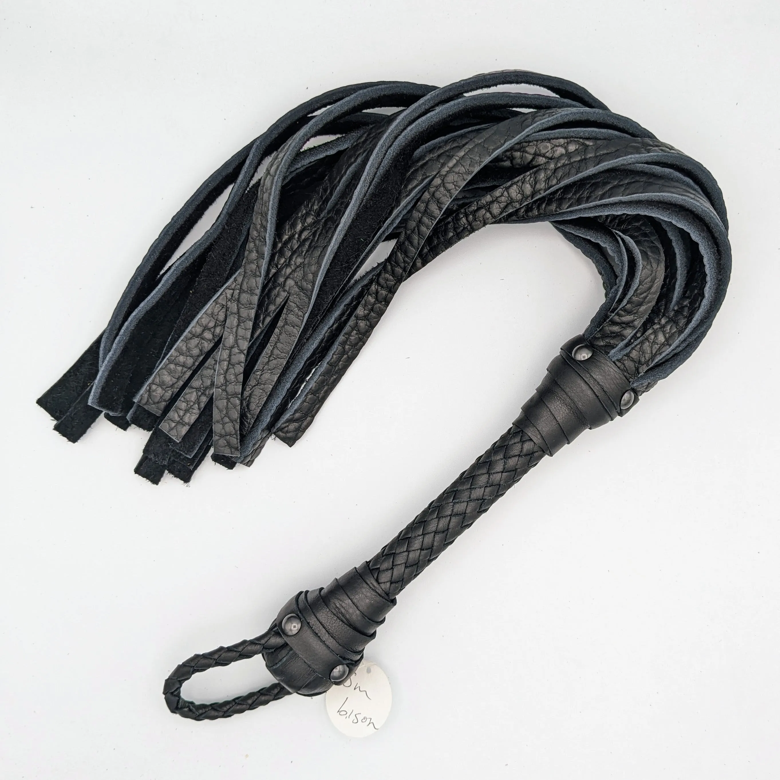 Bison Hide Flogger - Leather Flogger - Custom to order