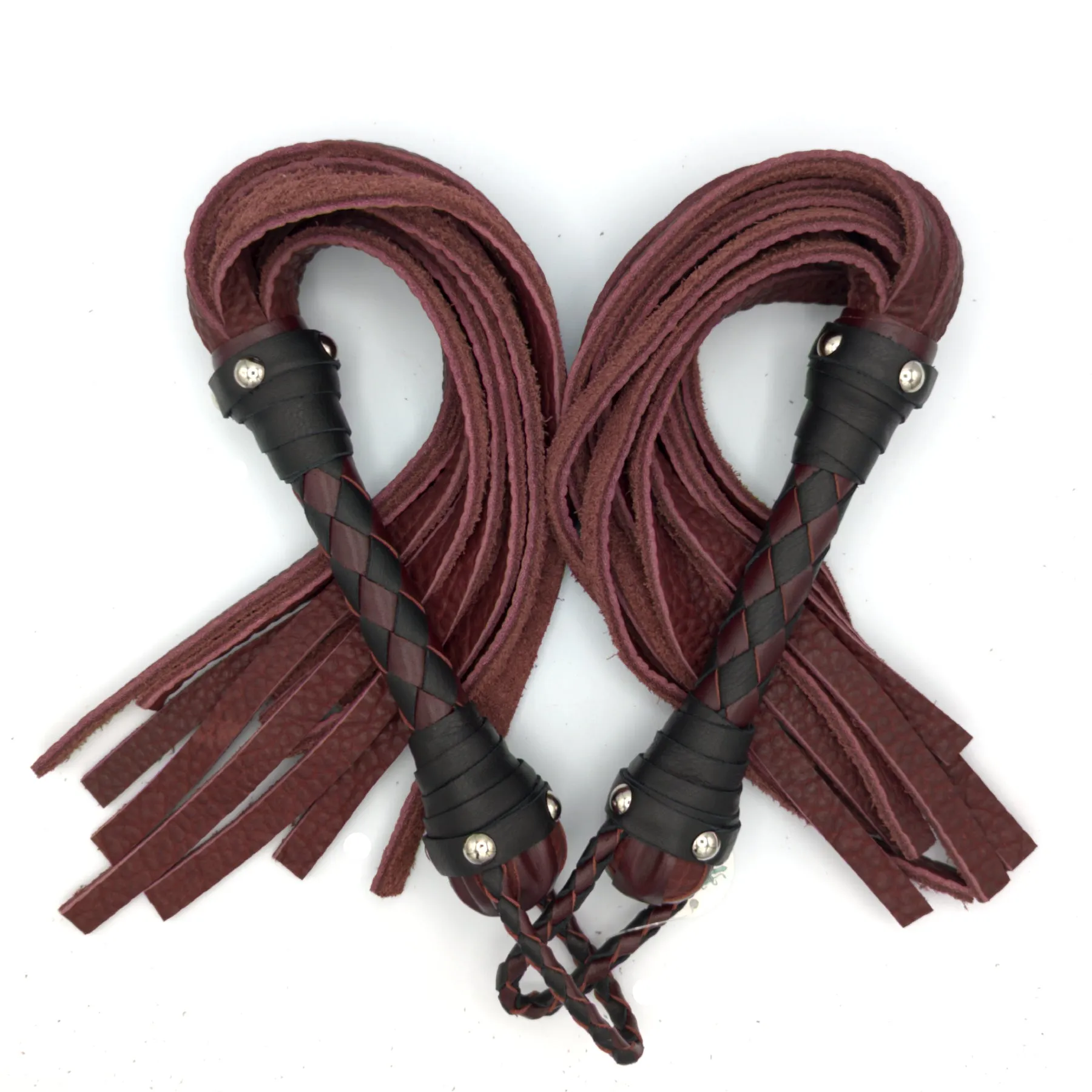 Bison Hide Flogger - Leather Flogger - Custom to order