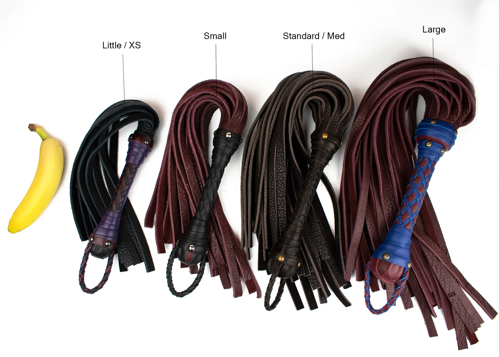 Bison Hide Flogger - Leather Flogger - Custom to order