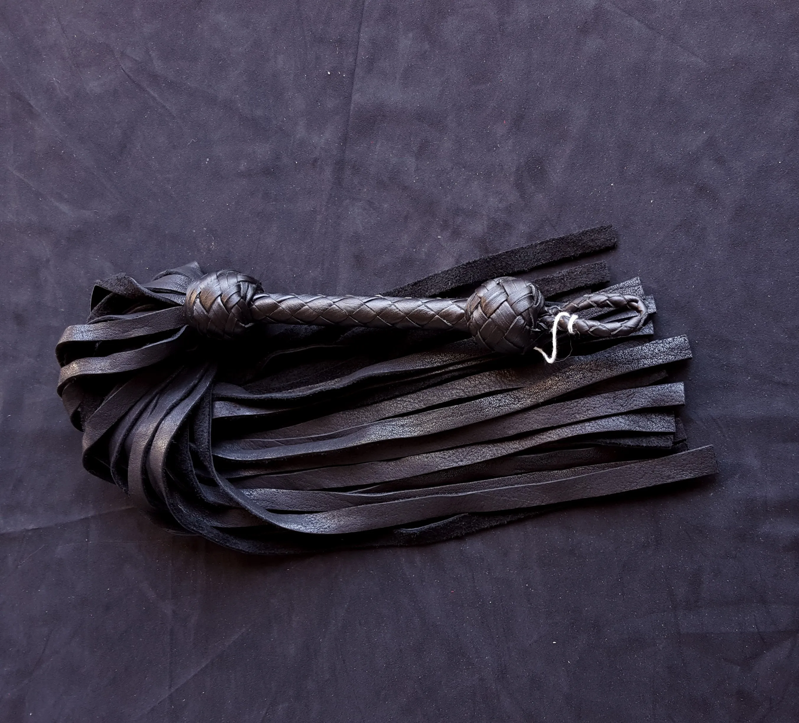 Black Deerskin Floggers- In stock