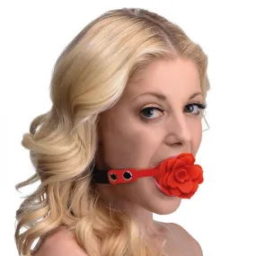 Blossom Gag Silicone Rose Gag