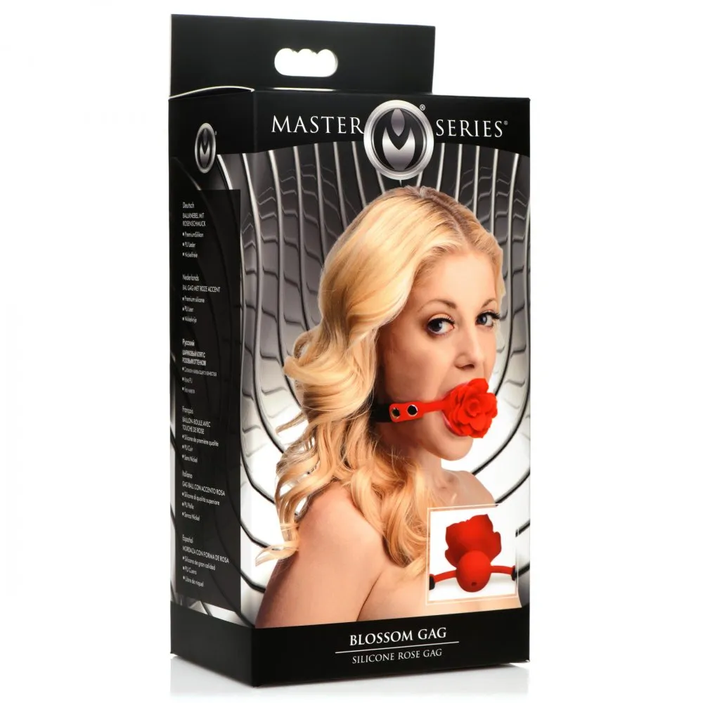 Blossom Gag Silicone Rose Gag