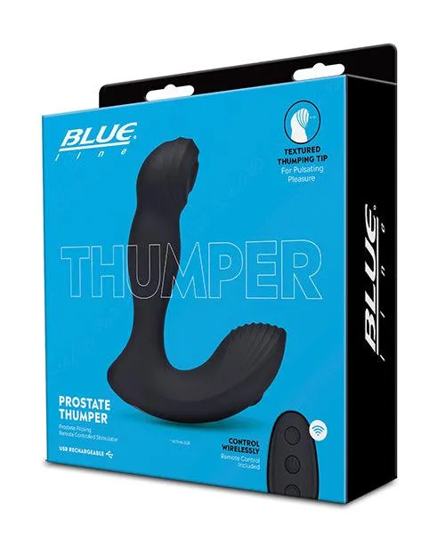 Blue Line Vibrating Prostate Thumper W-remote