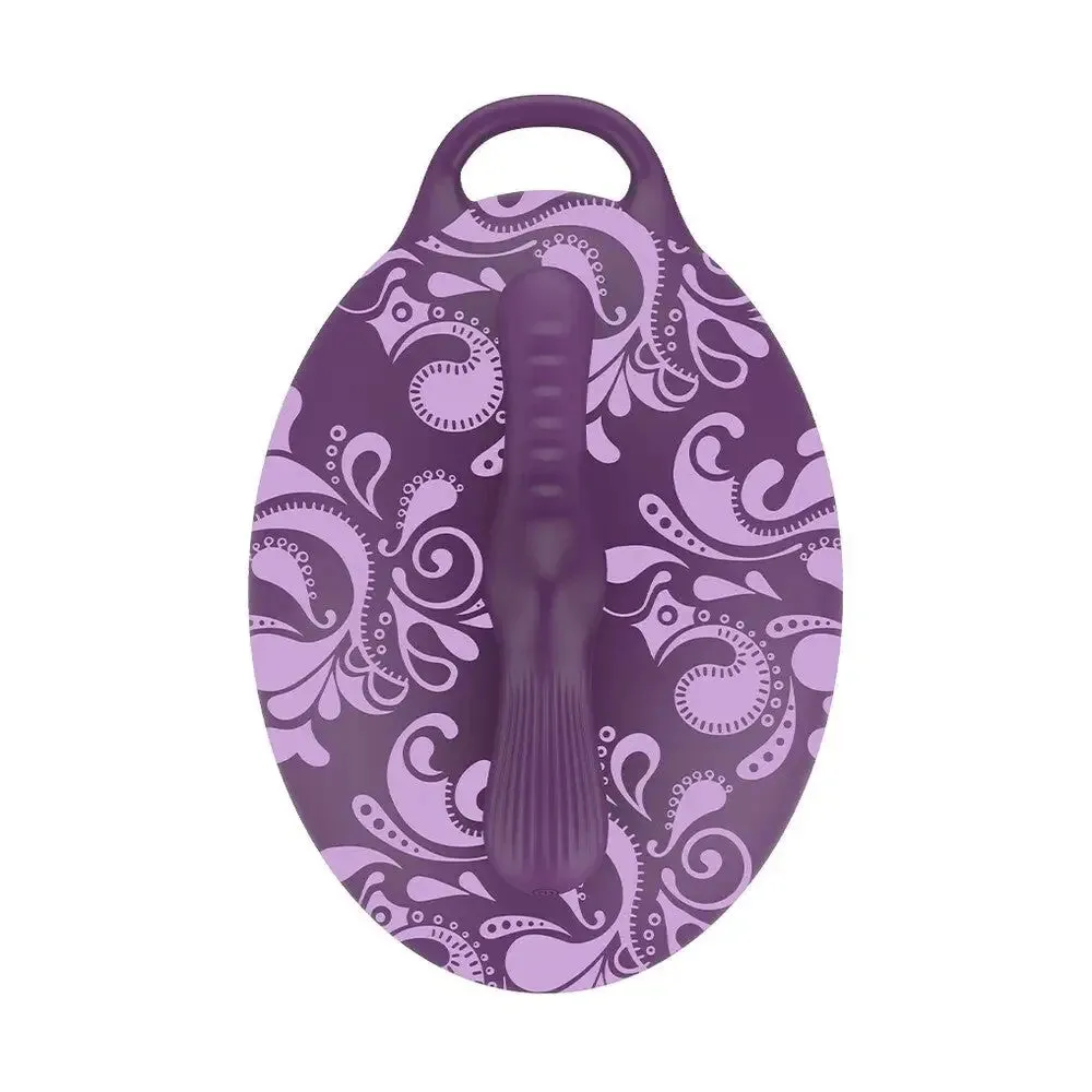 Bouncy Bliss Sit on Vibrator Purple