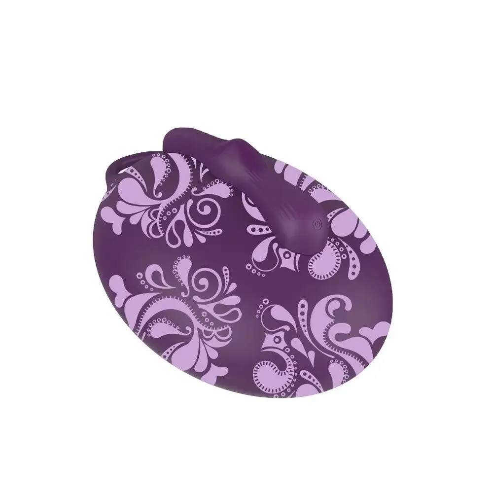 Bouncy Bliss Sit on Vibrator Purple