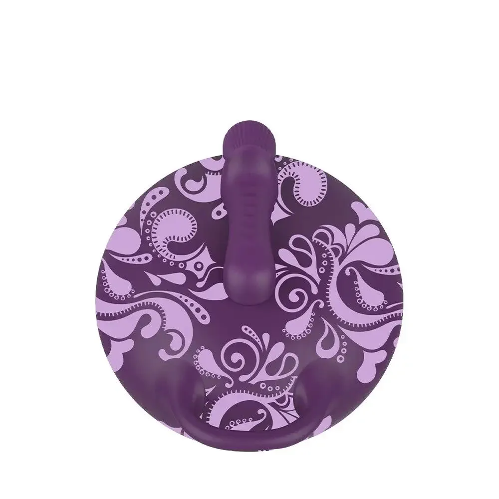 Bouncy Bliss Sit on Vibrator Purple