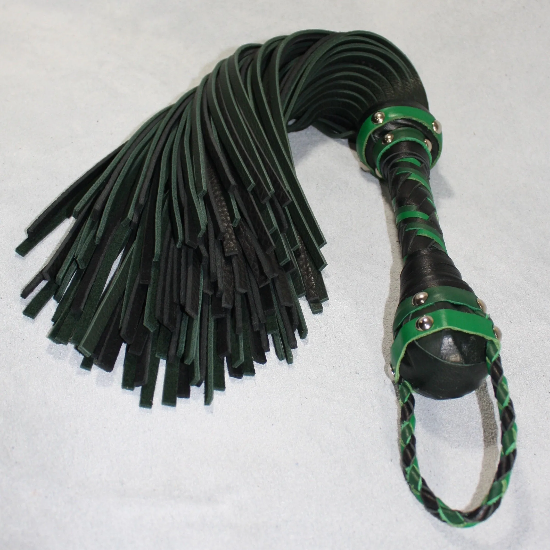 Built to Order Custom Leather Cowhide Flogger