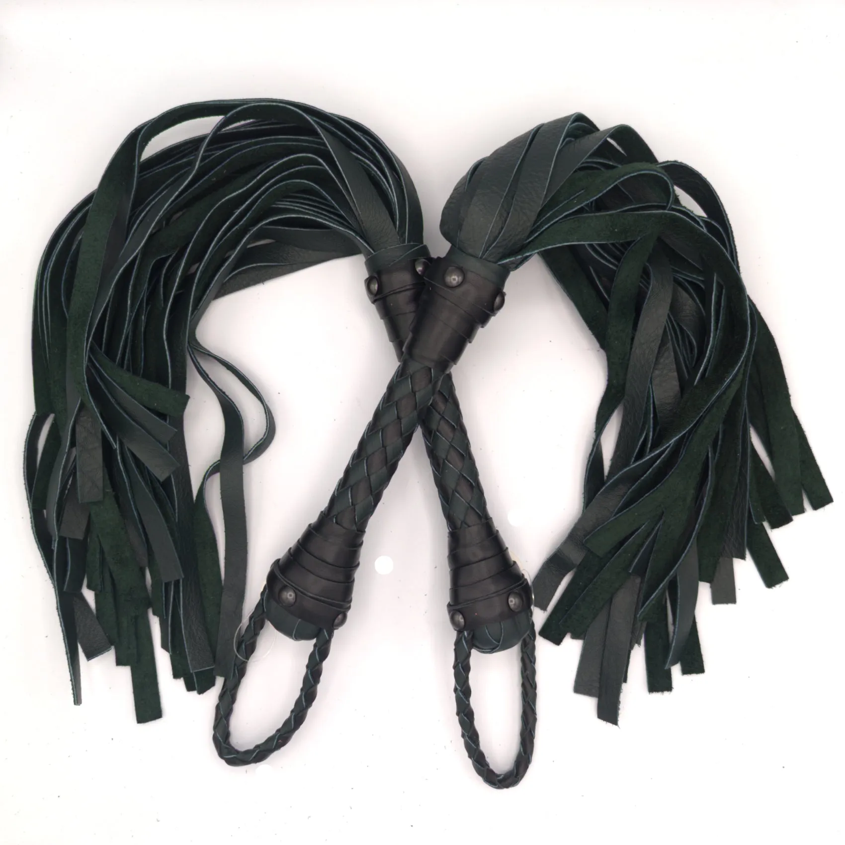 Built to Order Custom Leather Cowhide Flogger