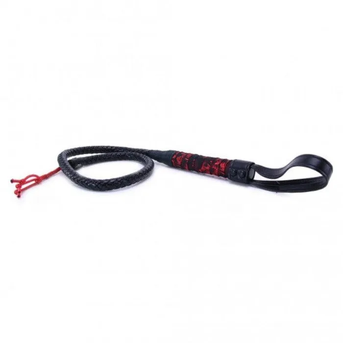 California Exotic ''Scandal'' Bull Whip -Red