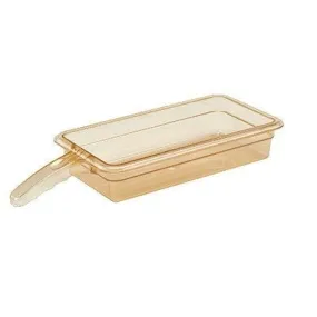 Cambro 32HP1H150 H-Pan High Heat Hot Food Pan, 1/3 Size, 2-1/2" Deep - Amber | Denson CFE