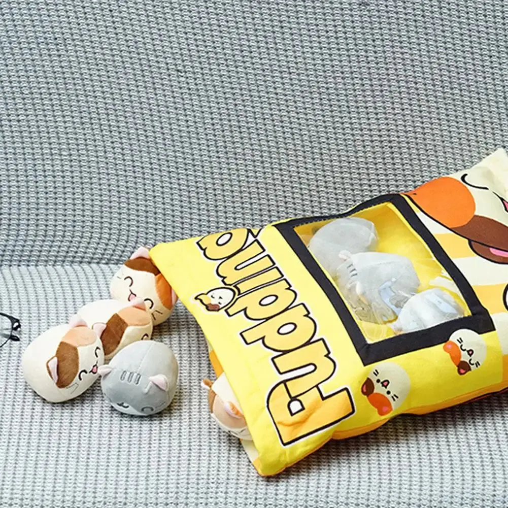 Cat Pudding Snack Pillow