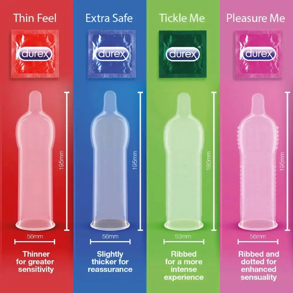 Durex Latex Ultra Thin Male Condoms 40 Pack