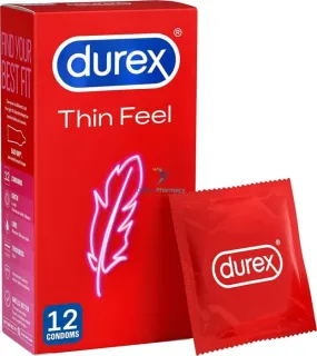 Durex Thin Feel Condoms - 3/6/12 Pack