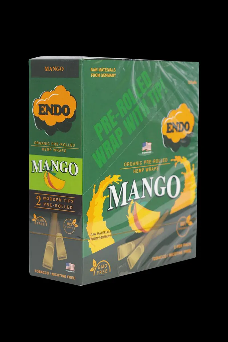 Endo Pre-Rolled Hemp Wraps - 15 Pack