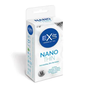 Exs Nano Latex Ultra Thin Condom 12 Pack