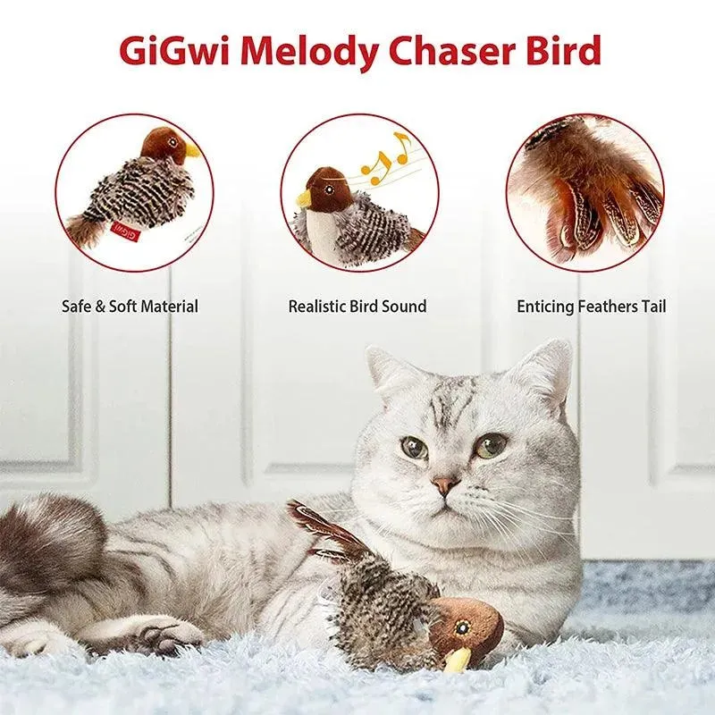 GiGwi Cat Toys Melody Feather Chaser