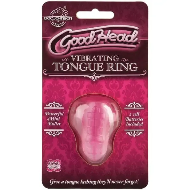 Goodhead Vibrating Tongue Ring - Pink