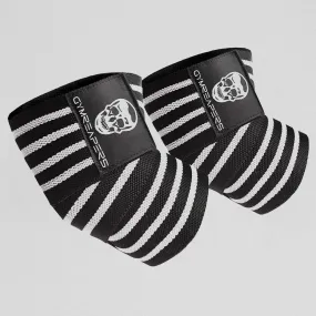 Gymreapers Elbow Wraps - Black/White