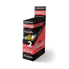 Humble Hemp Wraps - Peach Flavor - 25 Pack