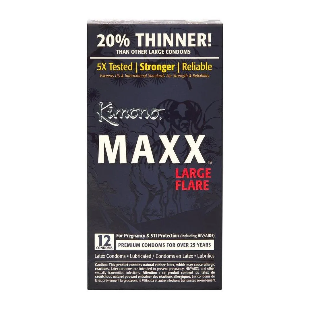 Kimono Maxx Flared Large Size Condoms