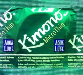 Kimono Microthin Aqua Lube, Single