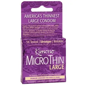 Kimono MicroThin Large Ultra Thin Condoms