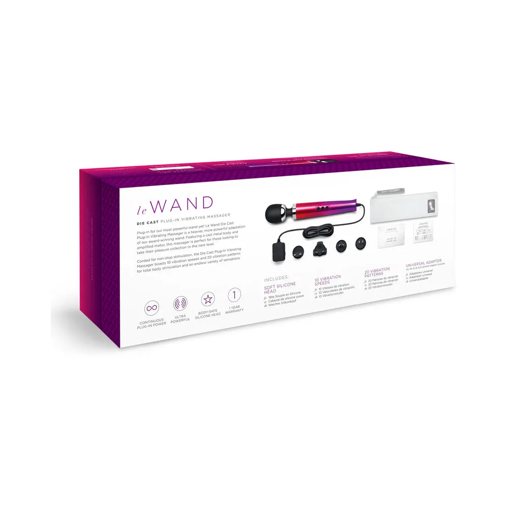 Le Wand Die Cast Plug-In Massager Ombre