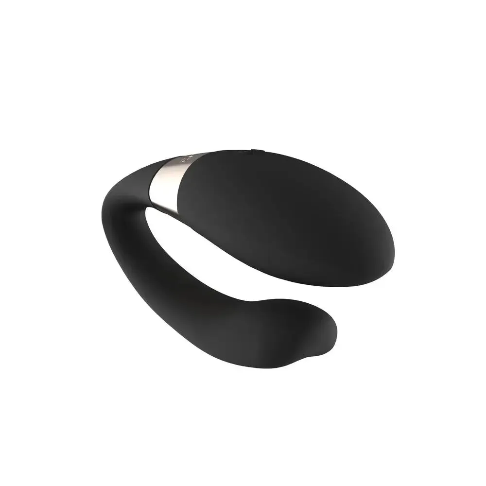 Lelo Silicone Black Rechargeable Bendable Clitoral Vibrator with Remote