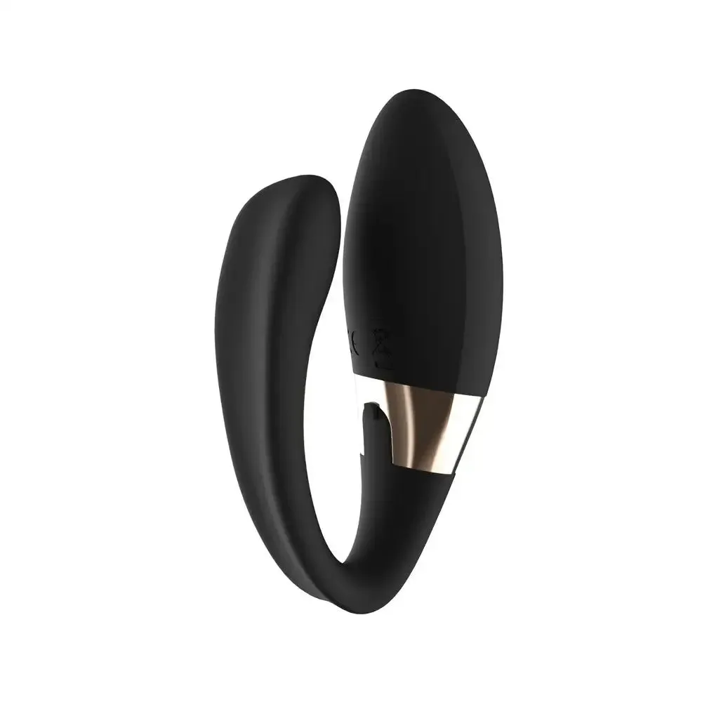 Lelo Silicone Black Rechargeable Bendable Clitoral Vibrator with Remote