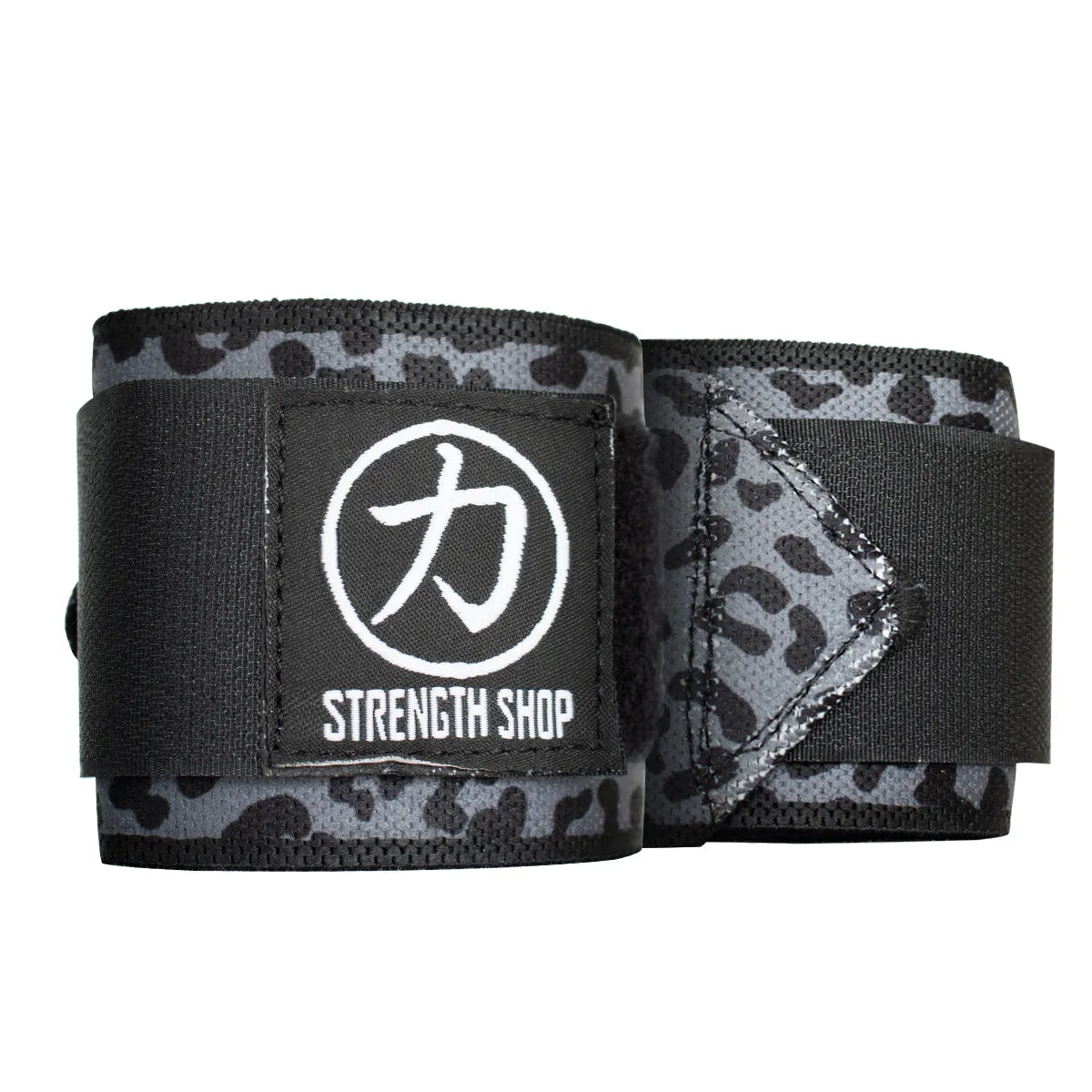 Light Wrist Wraps - Dark Leo Print – 30cm/60cm