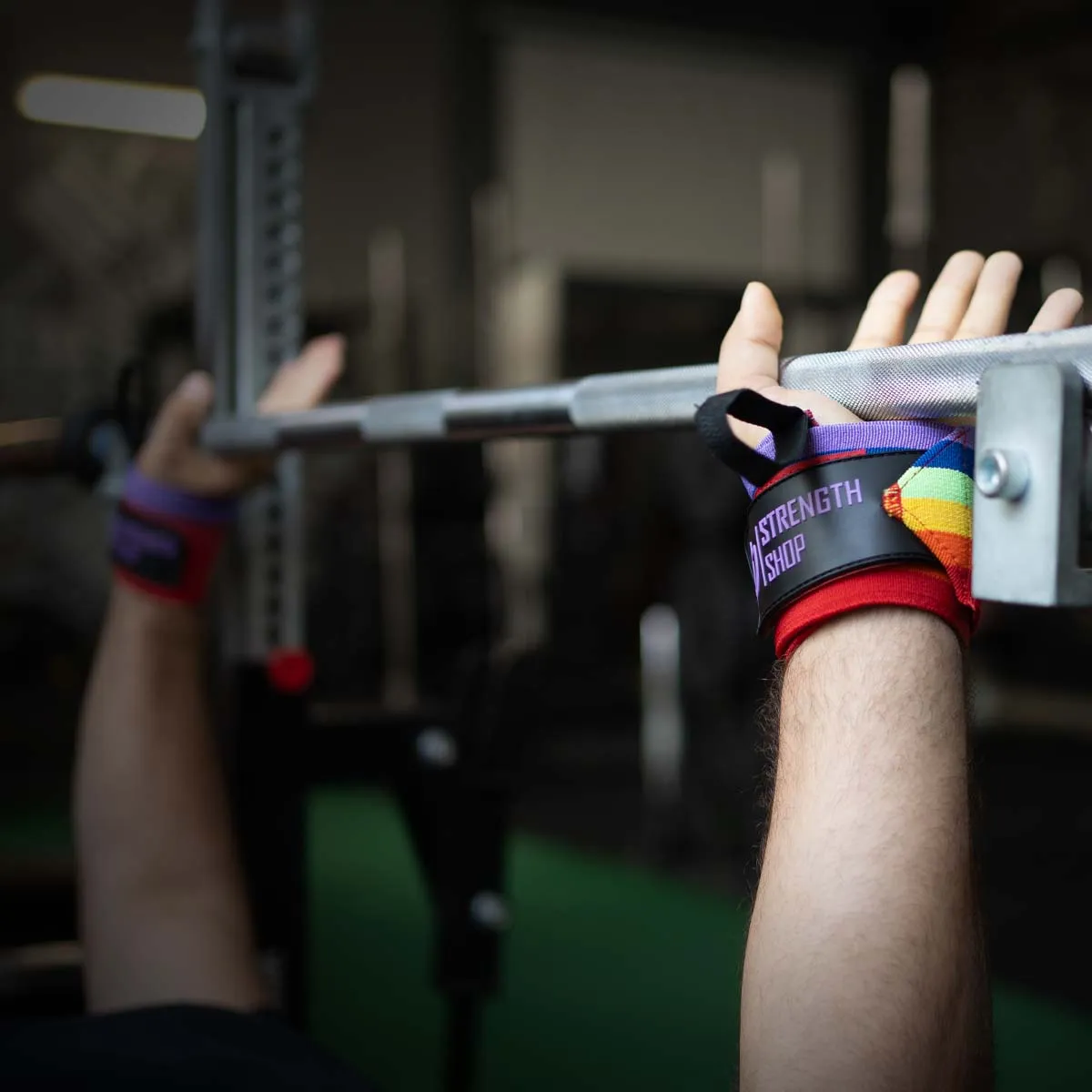 Medium Wrist Wraps, Rainbow, IPF Approved – 60cm