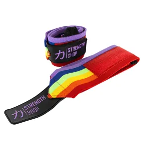 Medium Wrist Wraps, Rainbow, IPF Approved – 60cm