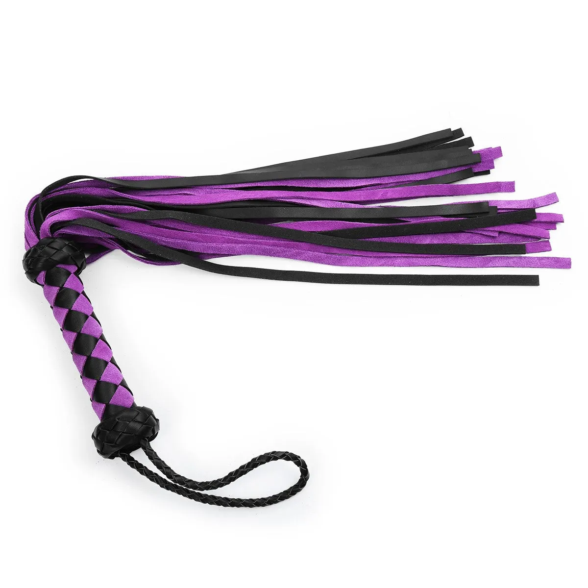 Mixed Leather Flogger 22" (2 Color Options)