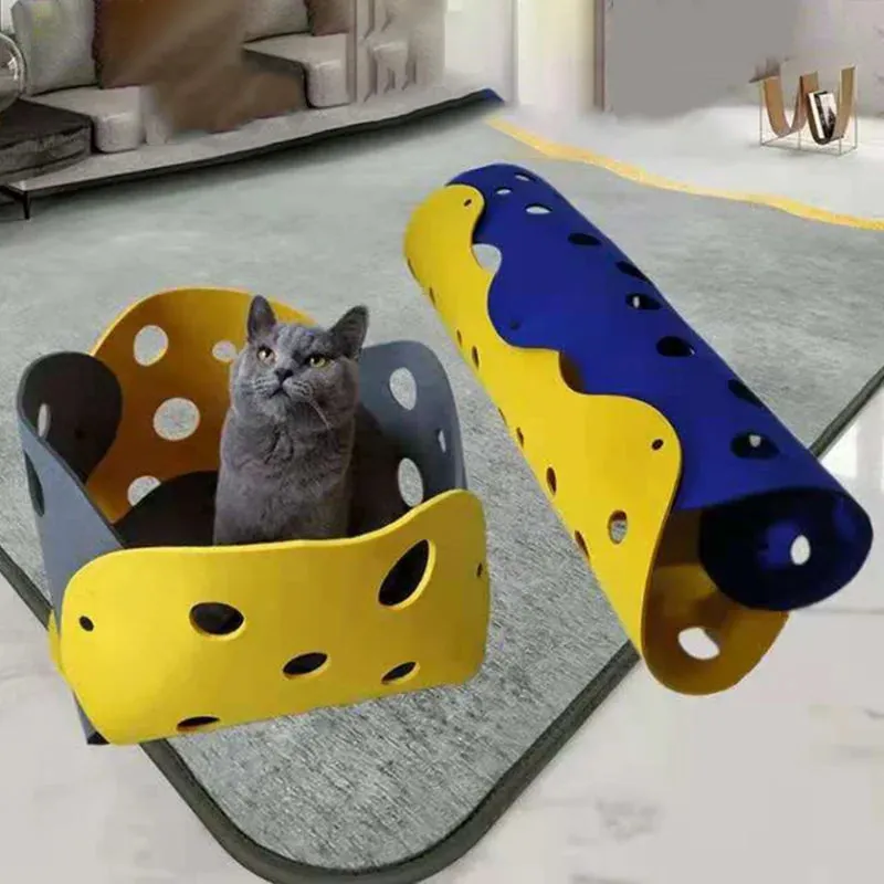 Modular Felt Cat Tunnel - Versatile Play System