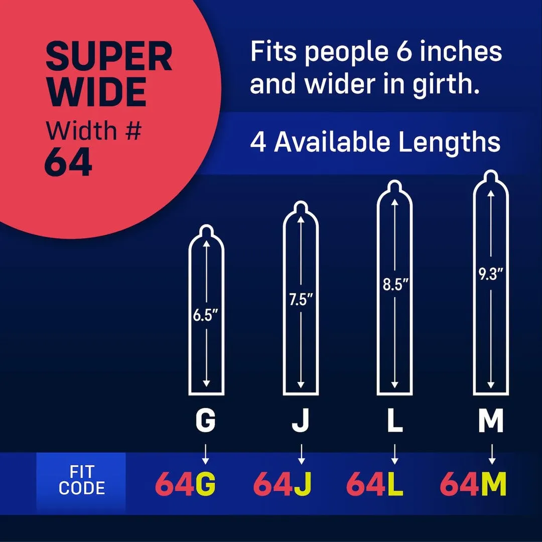 myONE "Large" Condom Sampler (With FitKit Measuring Tool)