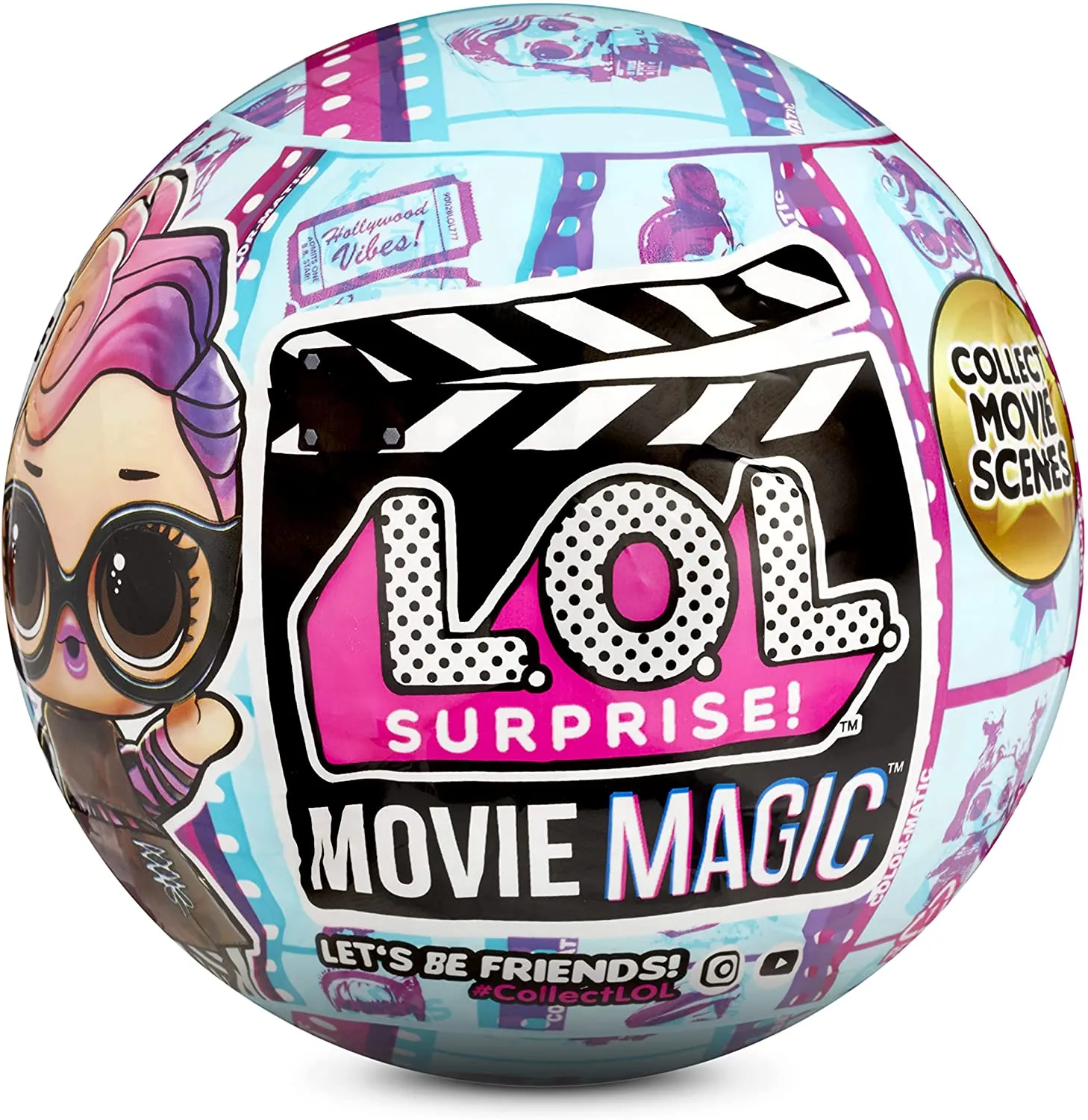 New 2021 LOL Surprise Movie Magic Doll Surprise Egg Toy with 10 Surprises