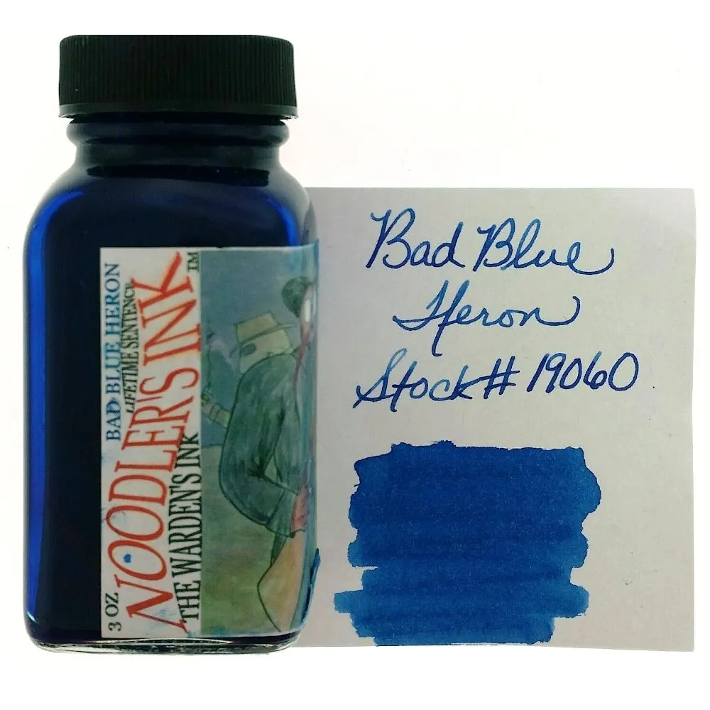 Noodler's Bottled Ink 3oz Bad Blue Heron