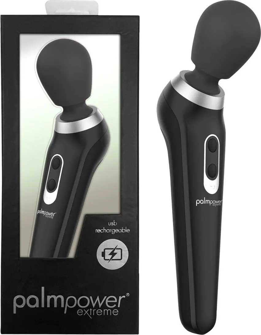 PalmPower EXTREME Cordless Rechargeable Body Wand Massager