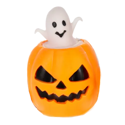 Peek-a-Boo Jack-O-Lantern Squeeze Toy