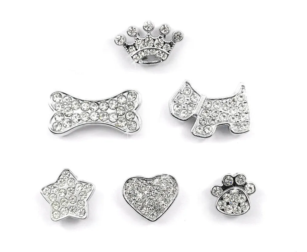 Personalized Dog Collars -Rhinestone Charms