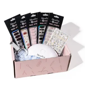 Qcoat Fully Cured Gel Nail Strips Gift Box